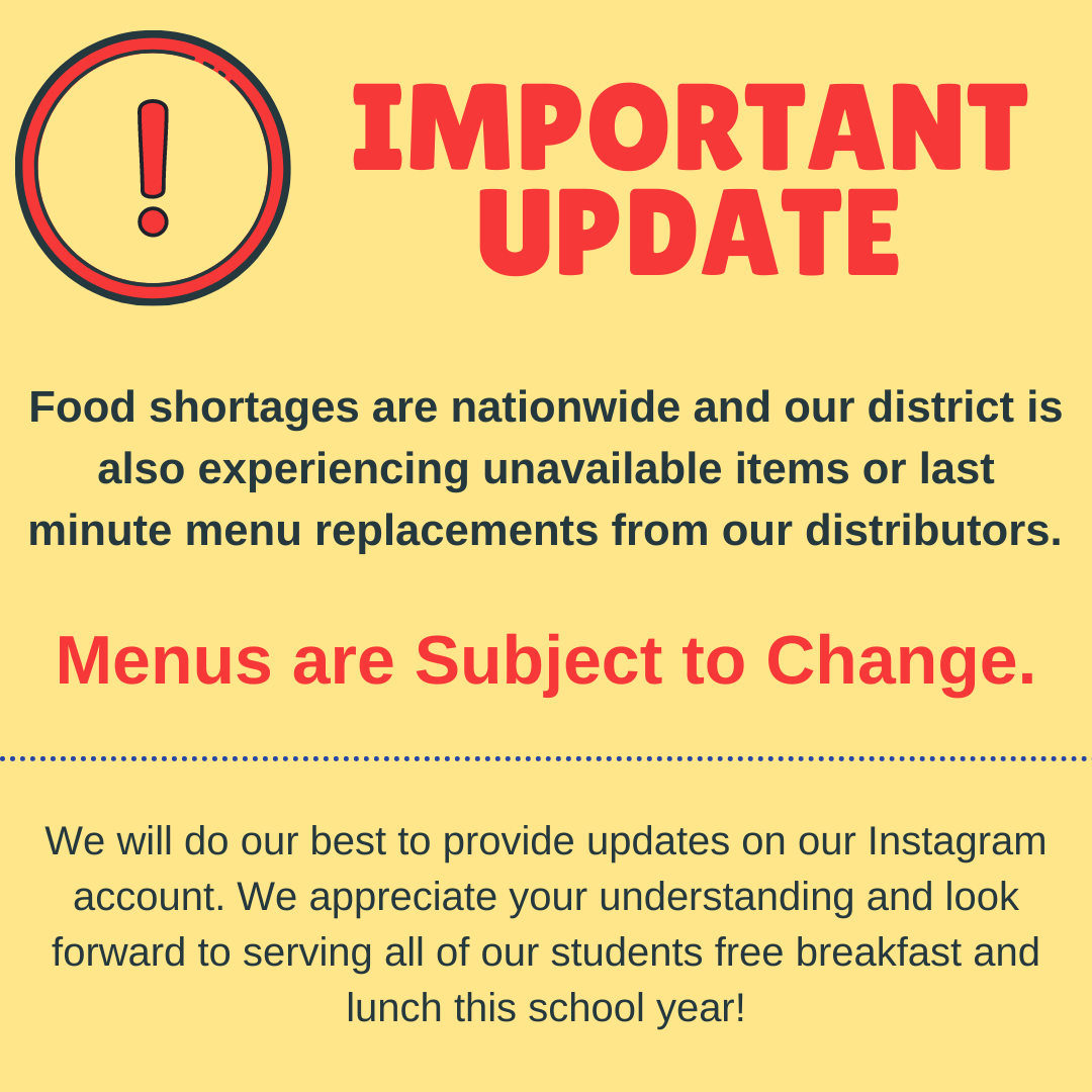 IMPORTANT UPDATE